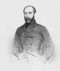 Armand Barbes als Vertreter des Volkes in der Verfassunggebenden Versammlung, graviert von Jannin